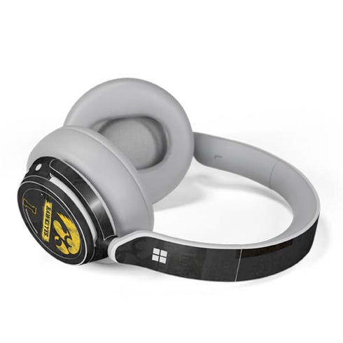 University of Iowa Hawkeyes Distressed Logo Surface Headphones Skin
